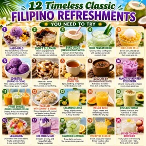 Classic Filipino Refreshments