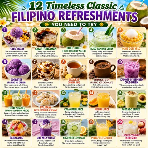 Classic Filipino Refreshments