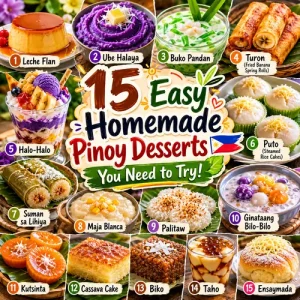 Easy Homemade Pinoy Desserts