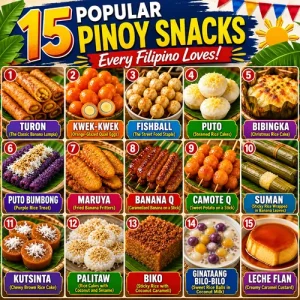 Popular Pinoy Snacks