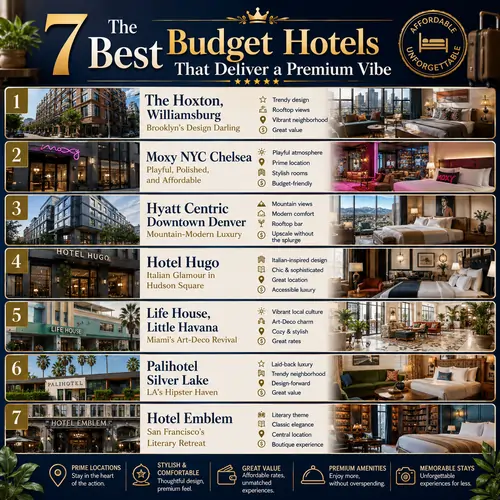 The 7 Best Budget Hotels That Deliver a Premium Vibe