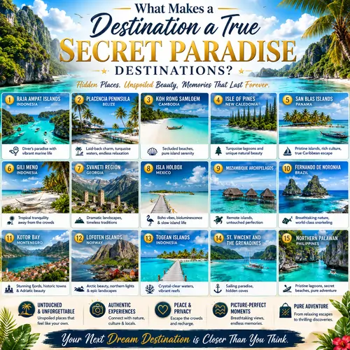 What Makes a Destination a True Secret Paradise Destinations